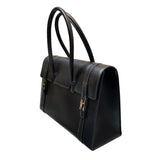 エルメス HERMES ドラッグ32 ブラック シルバー金具 ボックスカーフ ユニセックス ハンドバッグ