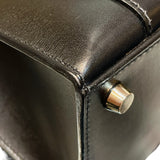 エルメス HERMES ドラッグ32 ブラック シルバー金具 ボックスカーフ ユニセックス ハンドバッグ