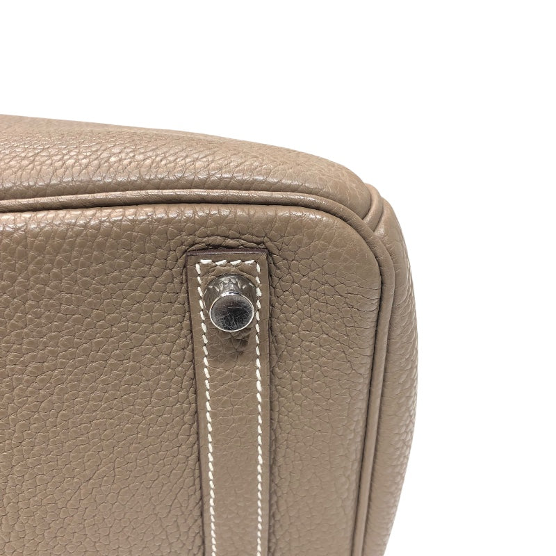 エルメス HERMES バーキン30 □L刻印　(2008年製) エトゥープ シルバー金具 トゴ レディース ハンドバッグ