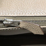 エルメス HERMES バーキン30 □L刻印　(2008年製) エトゥープ シルバー金具 トゴ レディース ハンドバッグ