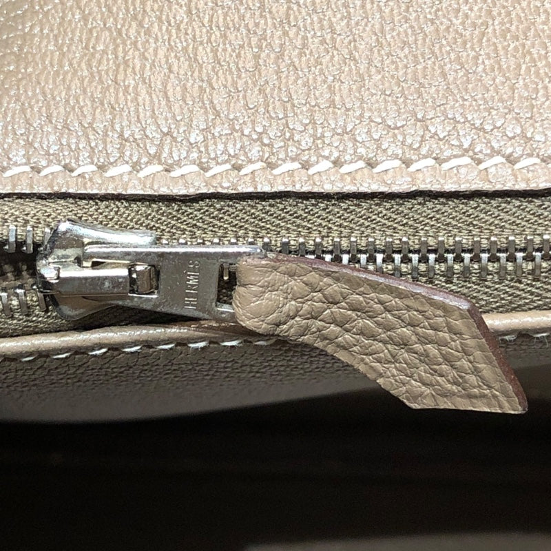 エルメス HERMES バーキン30 □L刻印　(2008年製) エトゥープ シルバー金具 トゴ レディース ハンドバッグ