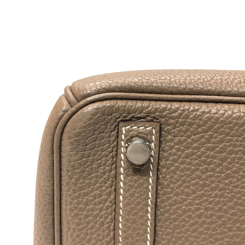 エルメス HERMES バーキン30 □L刻印　(2008年製) エトゥープ シルバー金具 トゴ レディース ハンドバッグ