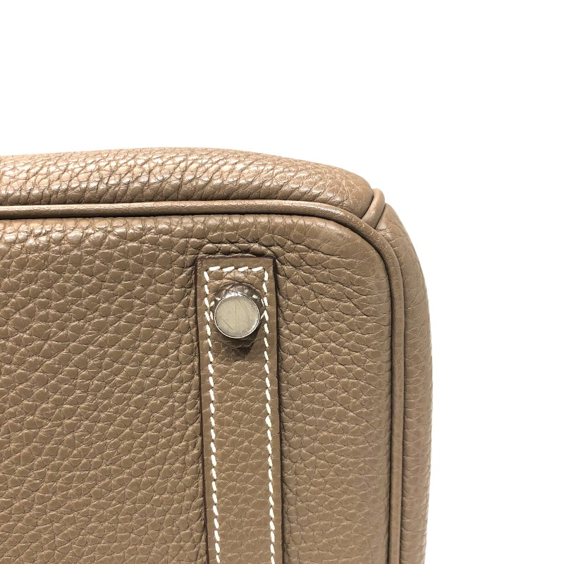エルメス HERMES バーキン30 □L刻印　(2008年製) エトゥープ シルバー金具 トゴ レディース ハンドバッグ