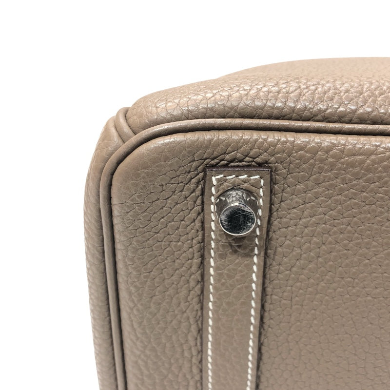 エルメス HERMES バーキン30 □L刻印　(2008年製) エトゥープ シルバー金具 トゴ レディース ハンドバッグ