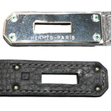 エルメス HERMES ケリー32 □F刻印　(2002年製) トゥルティエールグレー/グレークレア フィヨルド レディース ショルダーバッグ