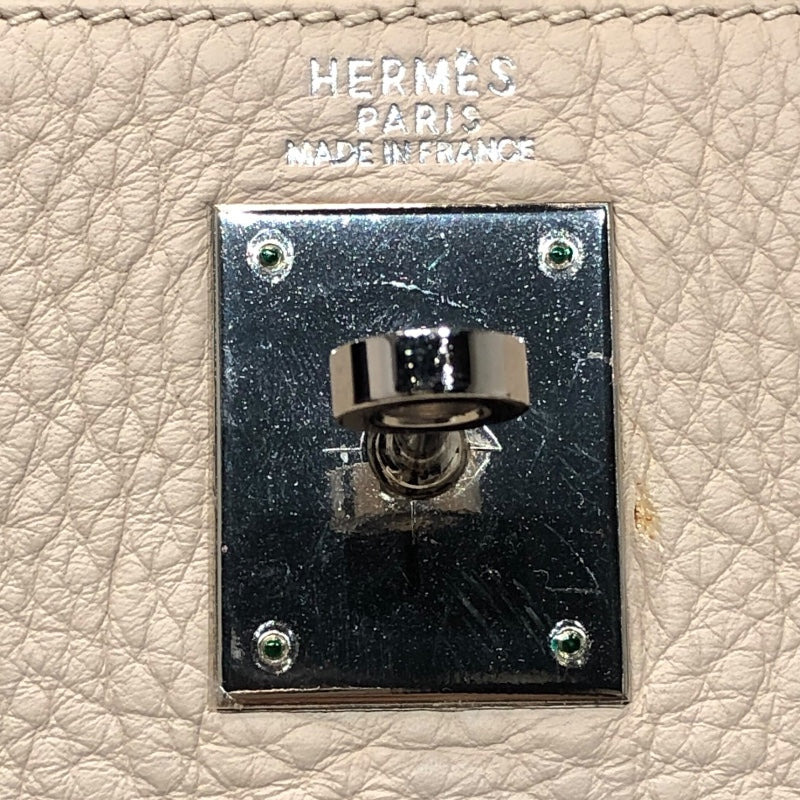 エルメス HERMES ケリー32 □F刻印　(2002年製) トゥルティエールグレー/グレークレア フィヨルド レディース ショルダーバッグ