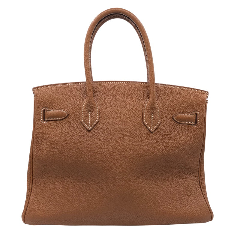 エルメス HERMES バーキン30 □M刻 ゴールド　SV金具 トゴ レディース ハンドバッグ