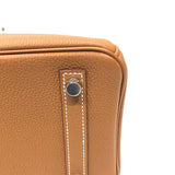 エルメス HERMES バーキン25 W刻印　(2024年製) ゴールド　シルバー金具 トゴ レディース ハンドバッグ