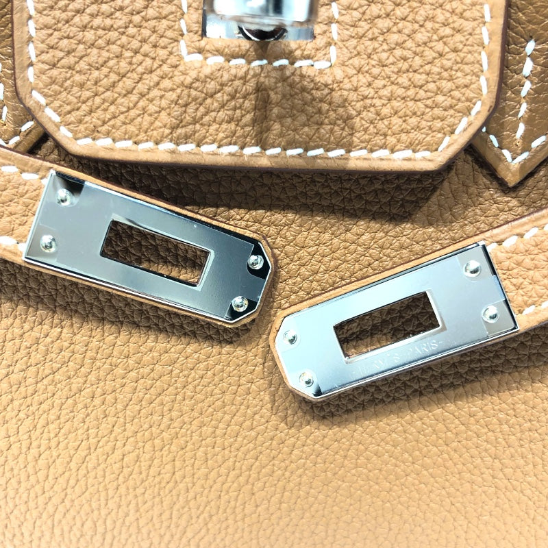 エルメス HERMES バーキン25 W刻印　(2024年製) ゴールド　シルバー金具 トゴ レディース ハンドバッグ