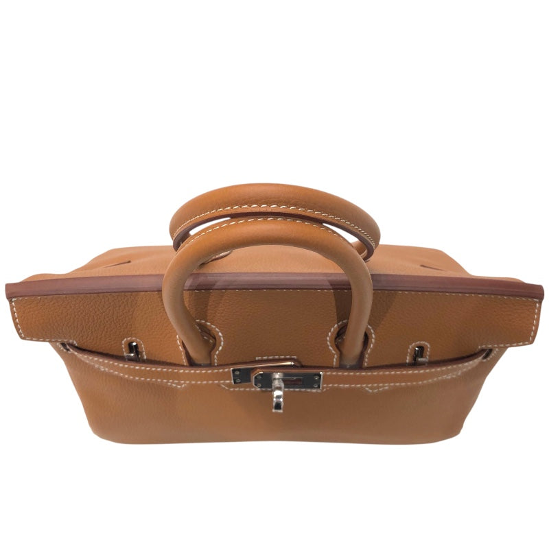 エルメス HERMES バーキン25 W刻印　(2024年製) ゴールド　シルバー金具 トゴ レディース ハンドバッグ