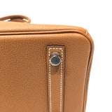 エルメス HERMES バーキン25 W刻印　(2024年製) ゴールド　シルバー金具 トゴ レディース ハンドバッグ