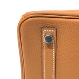 エルメス HERMES バーキン25 W刻印　(2024年製) ゴールド　シルバー金具 トゴ レディース ハンドバッグ