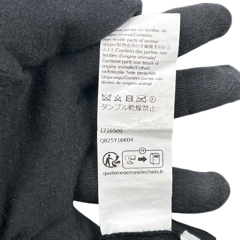 ロエベ LOEWE アナグラム 刺繍ニットカーディガン Q825Y16K04 M ブラック ウール メンズ カーディガン