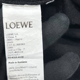 ロエベ LOEWE アナグラム 刺繍ニットカーディガン Q825Y16K04 M ブラック ウール メンズ カーディガン