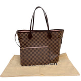 ルイ・ヴィトン LOUIS VUITTON ネヴァーフルMM N41603 ローズ・バレリーヌ　ゴールド金具 ダミエキャンバス レディース トートバッグ