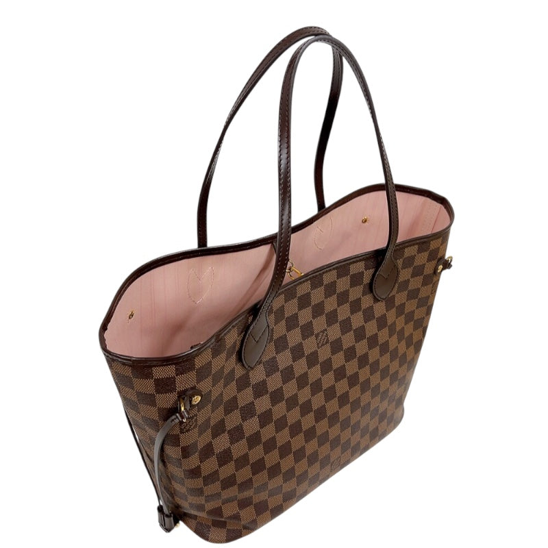 ルイ・ヴィトン LOUIS VUITTON ネヴァーフルMM N41603 ローズ・バレリーヌ　ゴールド金具 ダミエキャンバス レディース トートバッグ