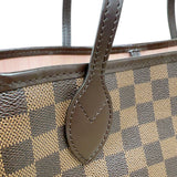ルイ・ヴィトン LOUIS VUITTON ネヴァーフルMM N41603 ローズ・バレリーヌ　ゴールド金具 ダミエキャンバス レディース トートバッグ