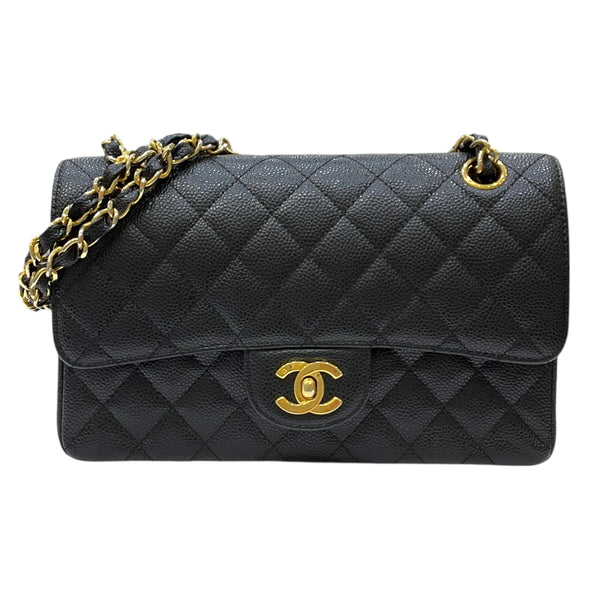 シャネル CHANEL マトラッセ23 チェーンショルダーバッグ A01113 19番台 ブラック ゴールド金具 キャビアスキン レディース ショルダーバッグ