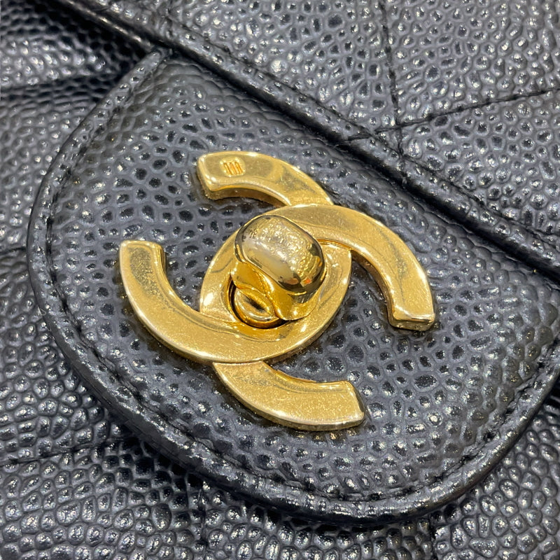 シャネル CHANEL マトラッセ23 チェーンショルダーバッグ A01113 19番台 ブラック ゴールド金具 キャビアスキン レディース ショルダーバッグ