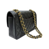 シャネル CHANEL マトラッセ23 チェーンショルダーバッグ A01113 19番台 ブラック ゴールド金具 キャビアスキン レディース ショルダーバッグ