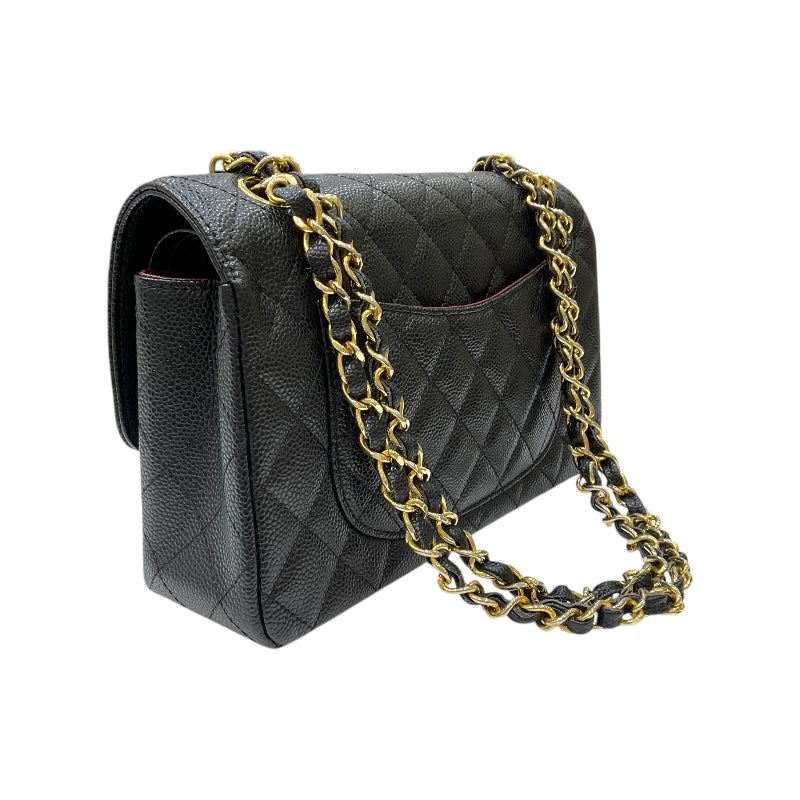 シャネル CHANEL マトラッセ23 チェーンショルダーバッグ A01113 19番台 ブラック ゴールド金具 キャビアスキン レディース ショルダーバッグ