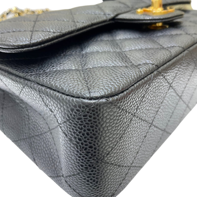 シャネル CHANEL マトラッセ23 チェーンショルダーバッグ A01113 19番台 ブラック ゴールド金具 キャビアスキン レディース ショルダーバッグ