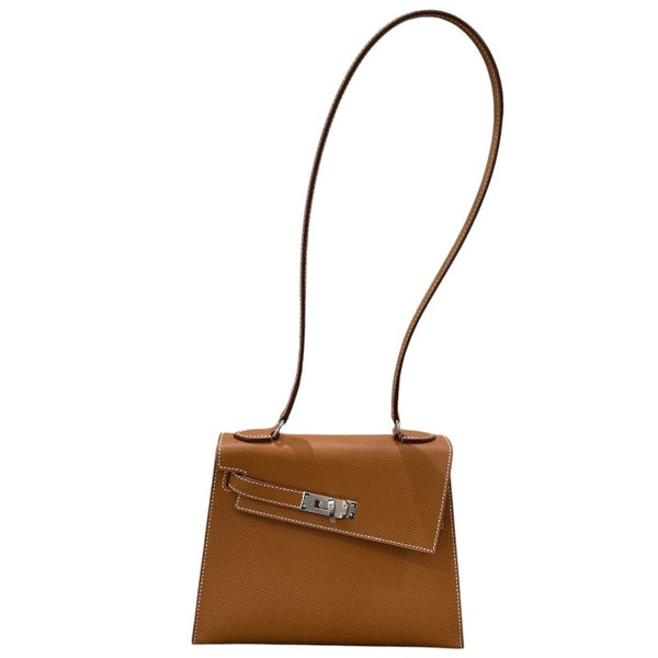 エルメス HERMES ケリー20 無秩序 W刻 ゴールド シルバー金具 エプソン レディース ショルダーバッグ