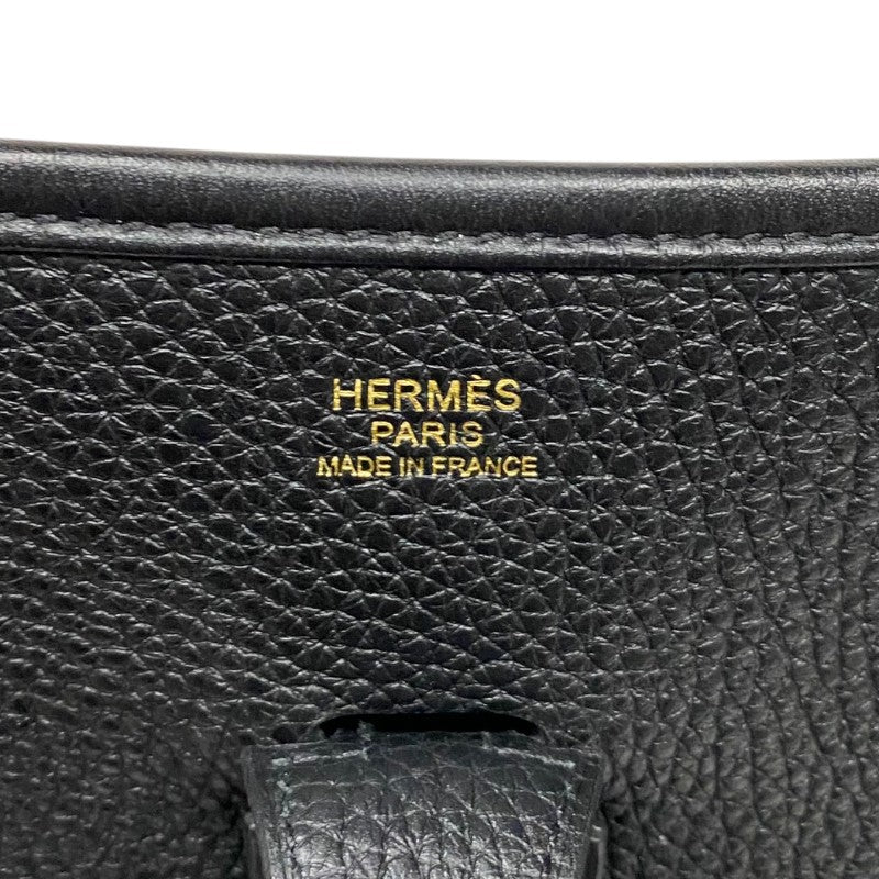 エルメス HERMES エヴリン3 PM Y刻 ブラック ゴールド金具 トリヨンクレマンス レディース ショルダーバッグ