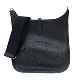 エルメス HERMES エヴリン3 PM Y刻 ブラック ゴールド金具 トリヨンクレマンス レディース ショルダーバッグ