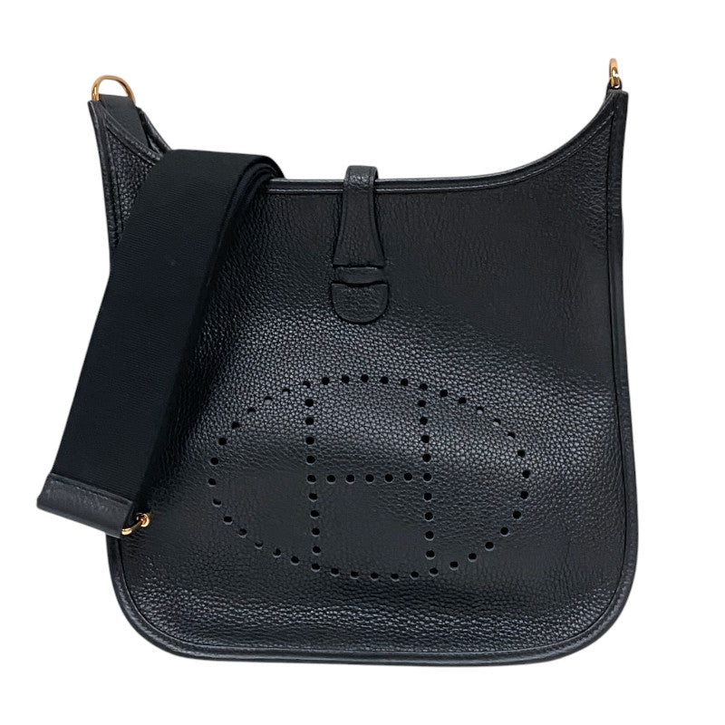 エルメス HERMES エヴリン3 PM Y刻 ブラック ゴールド金具 トリヨンクレマンス レディース ショルダーバッグ