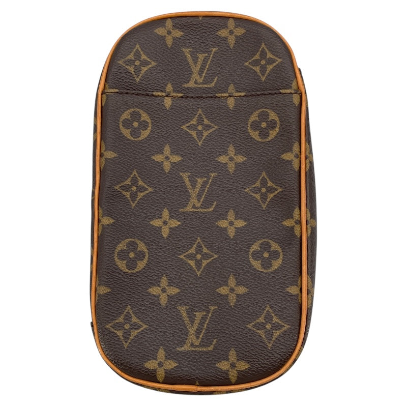 ルイ・ヴィトン LOUIS VUITTON ポシェット・ガンジュ M51870 ブラウン モノグラム・キャンバス ユニセックス ショルダーバッグ