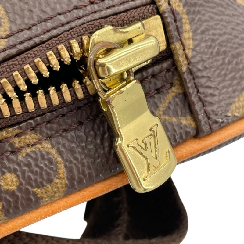 ルイ・ヴィトン LOUIS VUITTON ポシェット・ガンジュ M51870 ブラウン モノグラム・キャンバス ユニセックス ショルダーバッグ