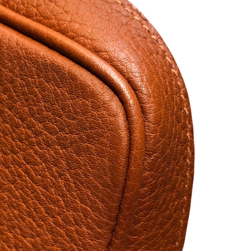 エルメス HERMES ガーデンパーティTPM C刻 レッド・シルバー金具 トワル レディース ハンドバッグ