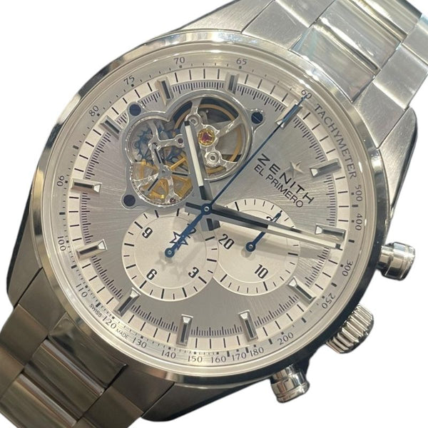ゼニス ZENITH クロノマスターエル・プリメロオープン 03.2040.4061/01.M2040 シルバー ステンレススチール 自動巻き メンズ 腕時計
