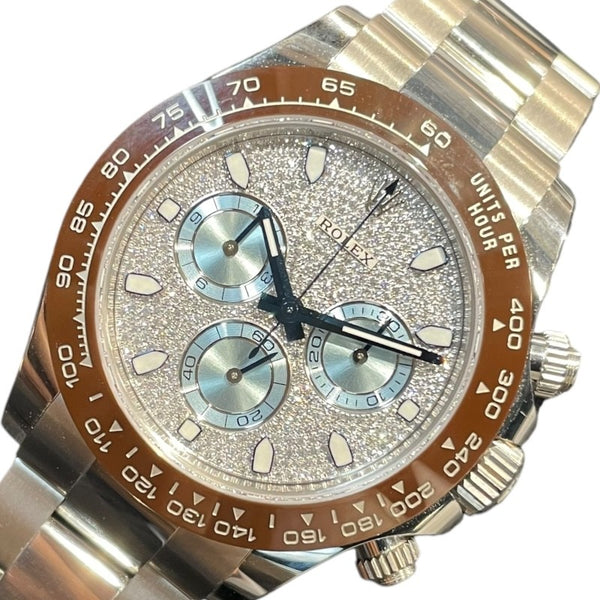 ロレックス ROLEX デイトナ　パヴェダイヤ 116506 アイスブルー プラチナ 自動巻き メンズ 腕時計