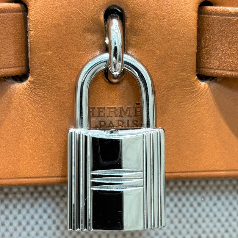 エルメス HERMES エールバッグアドPM  □D刻印 エクリュ×ゴールド SV金具 トワルアッシュ レディース リュック・デイパック