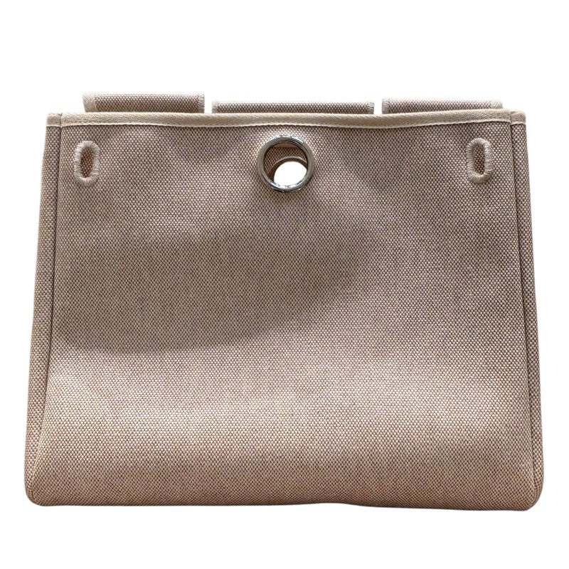 エルメス HERMES エールバッグアドPM  □D刻印 エクリュ×ゴールド SV金具 トワルアッシュ レディース リュック・デイパック