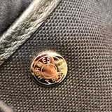 エルメス HERMES ガーデンパーティPM Y刻印(2020年製） ブラック シルバー金具 トワル/ネゴンダ ユニセックス ハンドバッグ