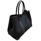エルメス HERMES ガーデンパーティPM Y刻印(2020年製） ブラック シルバー金具 トワル/ネゴンダ ユニセックス ハンドバッグ