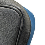 エルメス HERMES ガーデンパーティPM D刻印 ネイビー トワル　キャンバス/レザー ユニセックス ハンドバッグ