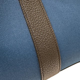 エルメス HERMES ガーデンパーティPM D刻印 ネイビー トワル　キャンバス/レザー ユニセックス ハンドバッグ