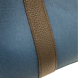 エルメス HERMES ガーデンパーティPM D刻印 ネイビー トワル　キャンバス/レザー ユニセックス ハンドバッグ