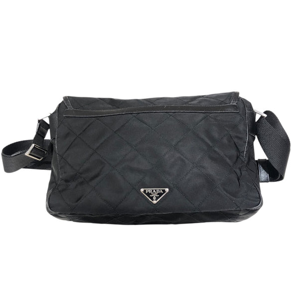 プラダ PRADA ナイロンショルダーバッグ BT0422 ブラック ナイロン メンズ ショルダーバッグ