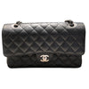 シャネル CHANEL マトラッセ25 A01112 ブラック・シルバー金具 キャビア レディース ショルダーバッグ