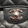 シャネル CHANEL マトラッセ25 A01112 ブラック・シルバー金具 キャビア レディース ショルダーバッグ