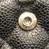 シャネル CHANEL マトラッセ25 A01112 ブラック・シルバー金具 キャビア レディース ショルダーバッグ