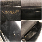 シャネル CHANEL ワンハンドバッグ ブラック デニム レディース ハンドバッグ