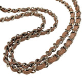 シャネル CHANEL デカマトラッセ30  A28600 ブラウン/シルバー金具 キャビアスキン レディース ショルダーバッグ