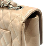 シャネル CHANEL デカマトラッセ30  A28600 ブラウン/シルバー金具 キャビアスキン レディース ショルダーバッグ