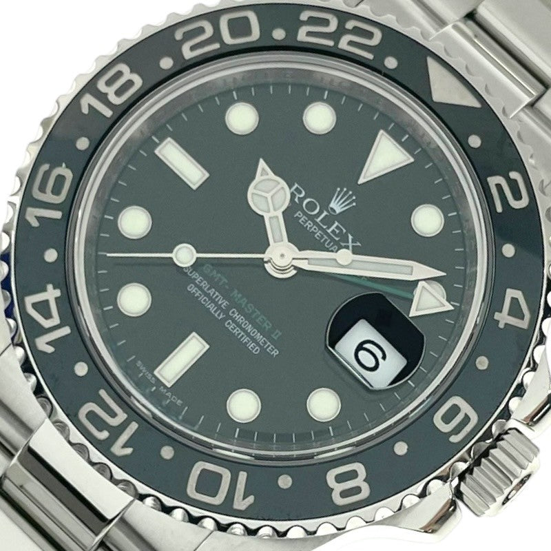 ロレックス ROLEX GMTマスター2 116710LN SS メンズ 腕時計